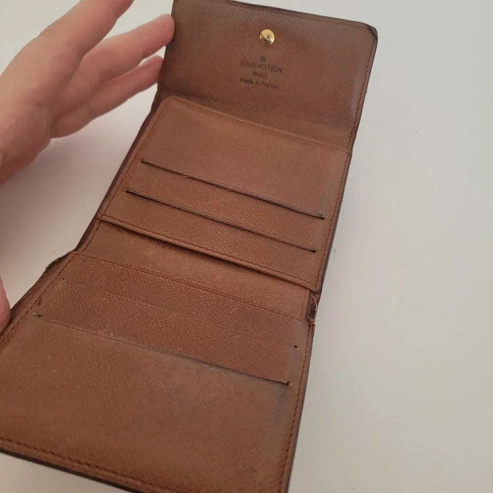 Louis Vuitton Monogram Canvas Portefeuille Billets Double Wallet MI0992 Brown - Picture 3 of 14